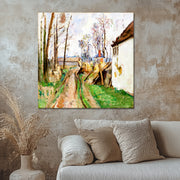 Eine Dorfstraße bei Auvers - Paul Cézanne
