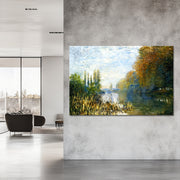 Die Ufer der Seine im Herbst - Monet