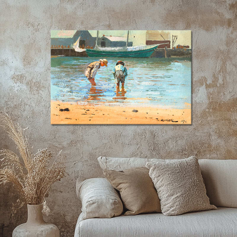Jungen beim Waten – Winslow Homer