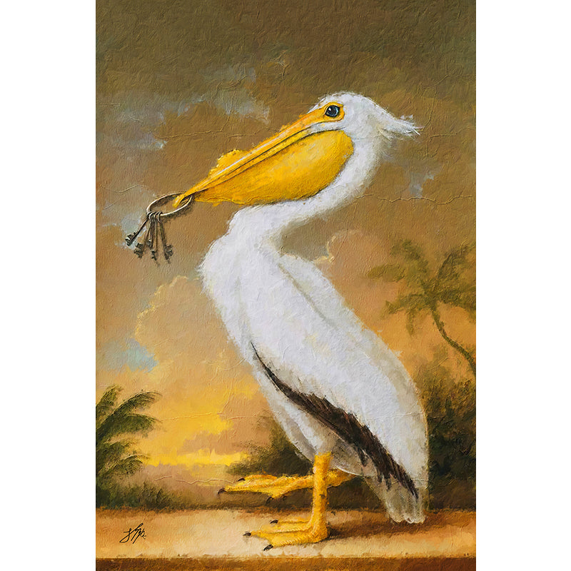 Pelikan-Gemälde III
