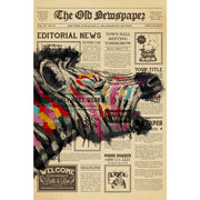 Buntes Zebra