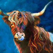 Farbenfroher Stier