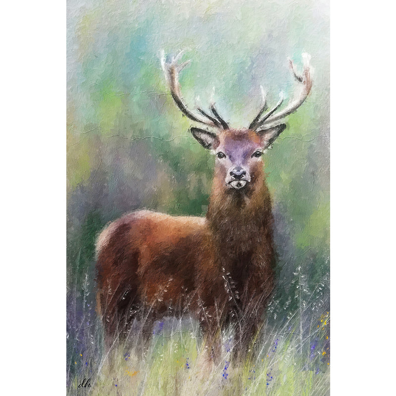 Hirsch im Wald