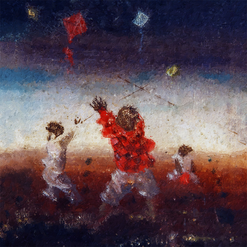 Boys Flying Kites, Candido Portinari