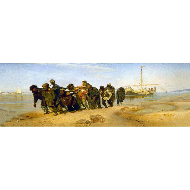 Binnenschiffer auf der Wolga Ilja, Repin